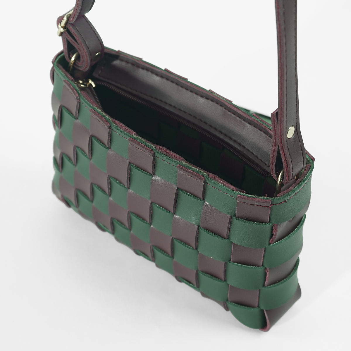 Cot Bag (Maroon & Green)