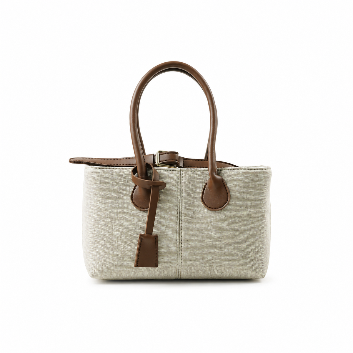 The Belted Canvas Beige