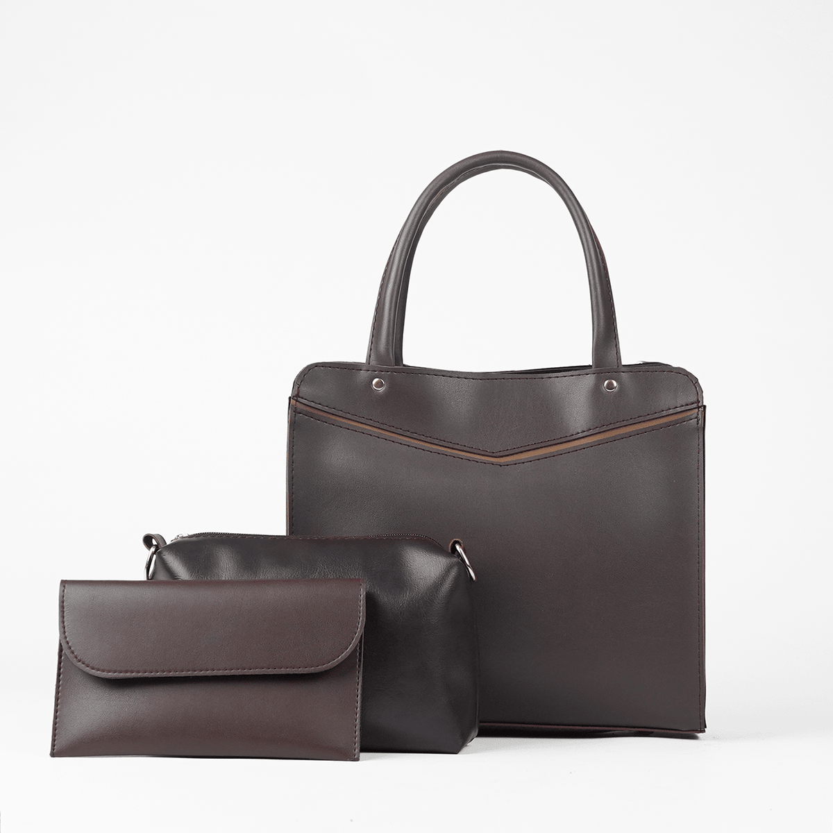 Smart set of 3 Bag maroon - astorebags.pk